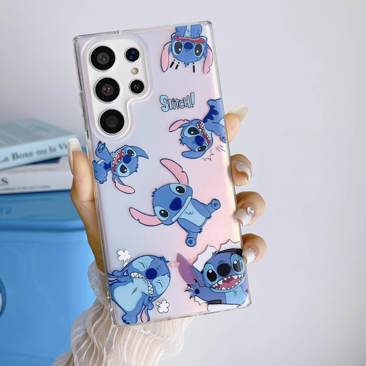Cute Comic Laser Squirtle Soft Case for Samsung Galaxy S25 Ultra/S24 Ultra/S22+