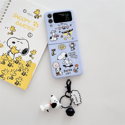 Cute Cartoon Duo Frosted Case for Samsung Galaxy Z Flip 6/5