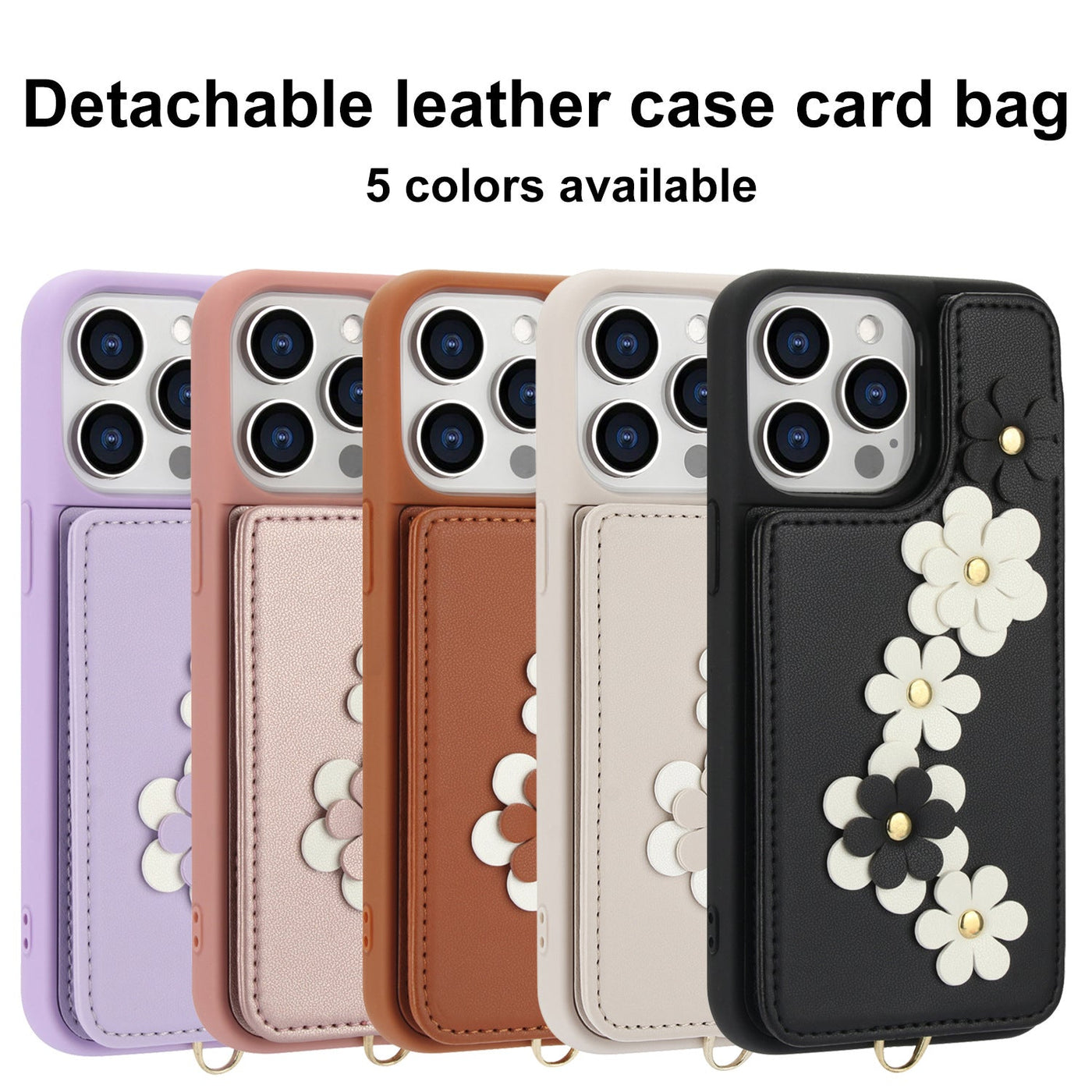 iPhone Series | Wristband Leather Card Holder Case