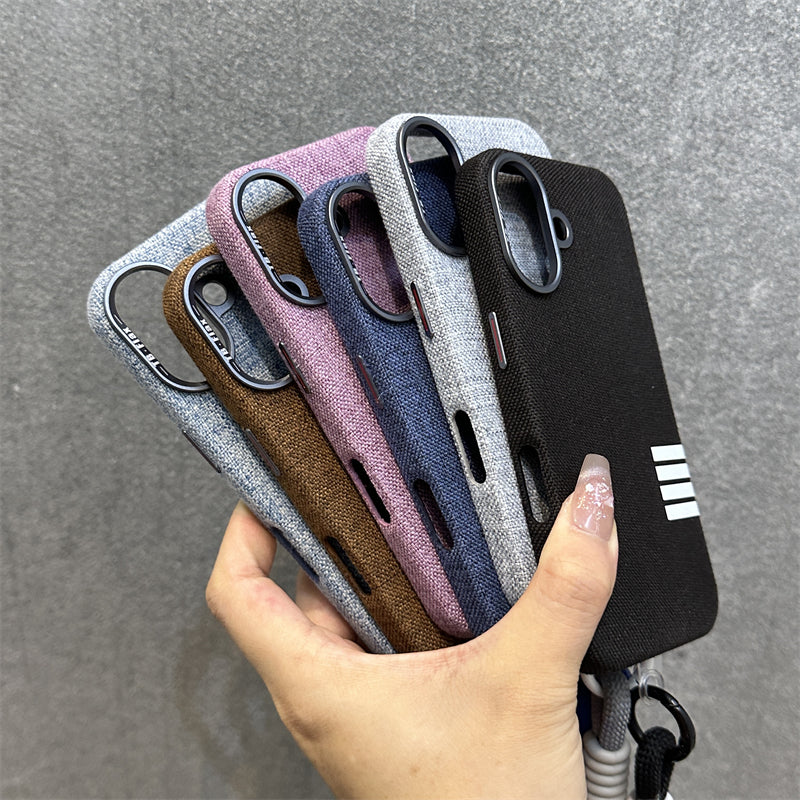 iPhone Series | Luxury Linen Phone Case