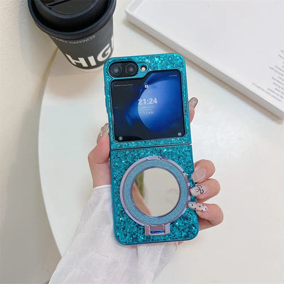 Magsafe Mirror case with Kickstand for Samsung Galaxy Z Flip Series