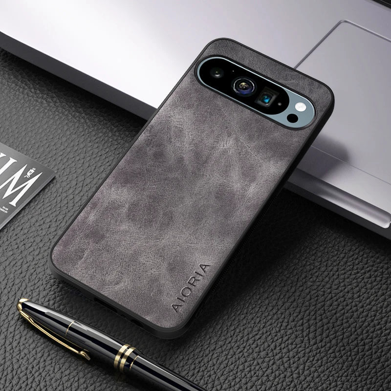 Luxury Leather Case For Google Pixel 9 Series