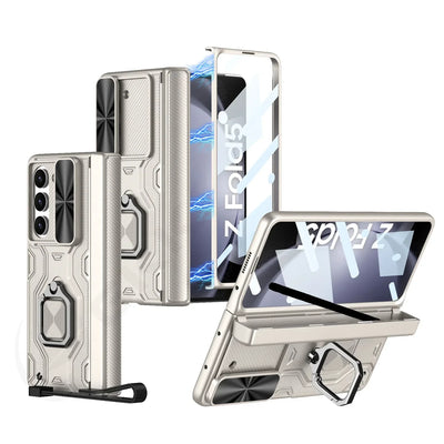 Full Protection Case with Pen Holder & Hinge Protection For Samsung Galaxy Z Fold 6