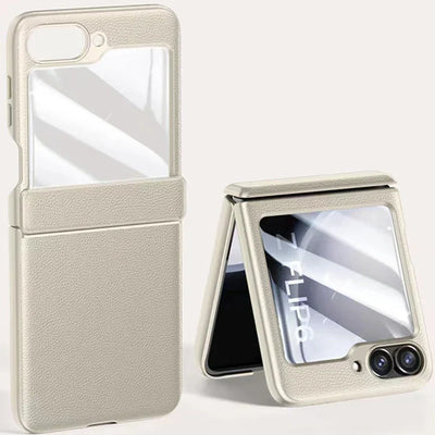 Shockproof Leather Case For Samsung Galaxy Z Flip 6