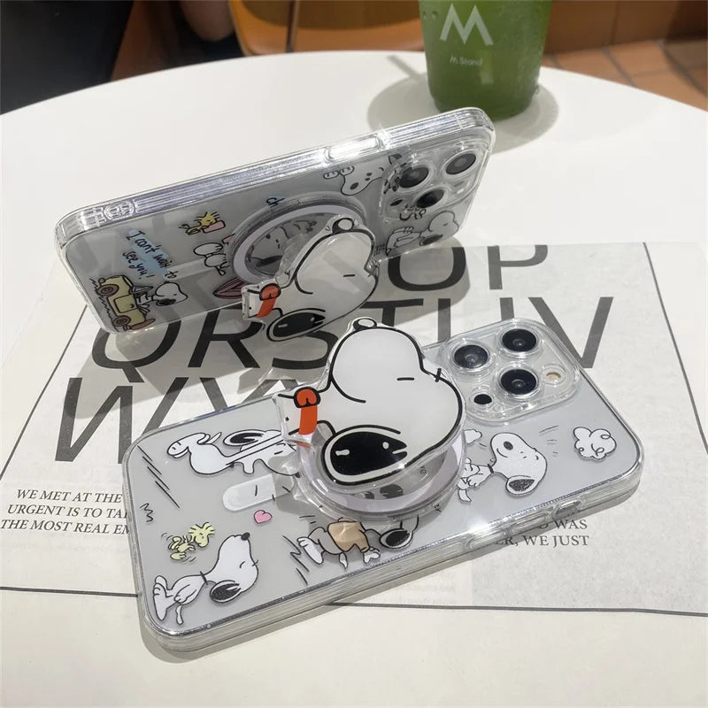 Cute Snoopy Charlie Brown Peanuts Case For iPhone Series