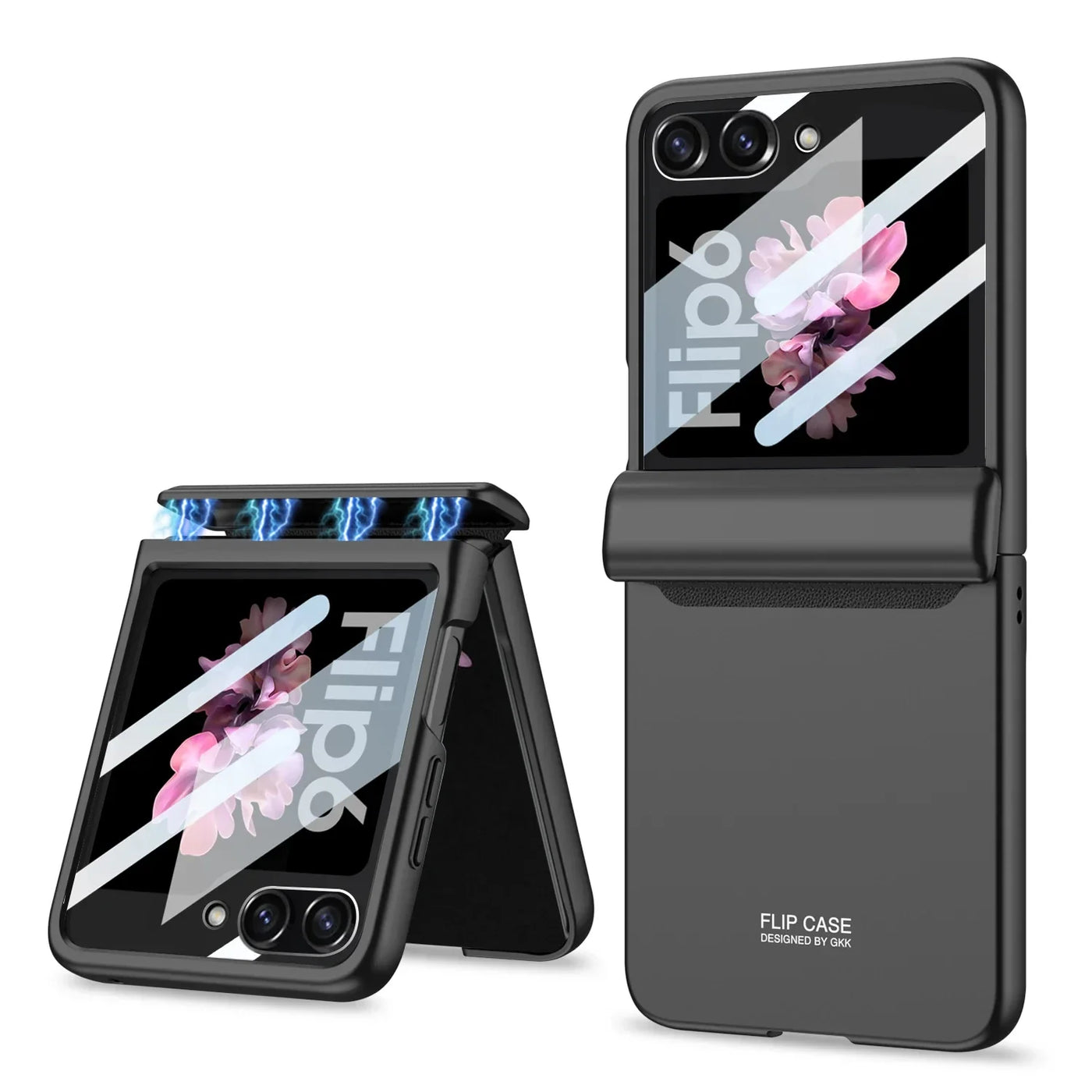 Shockproof Case with Magnetic Hinge Protection for Samsung Galaxy Z Flip 6