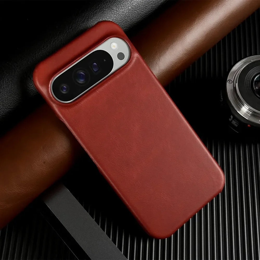 Premium Vintage Leather Case for Google Pixel Series