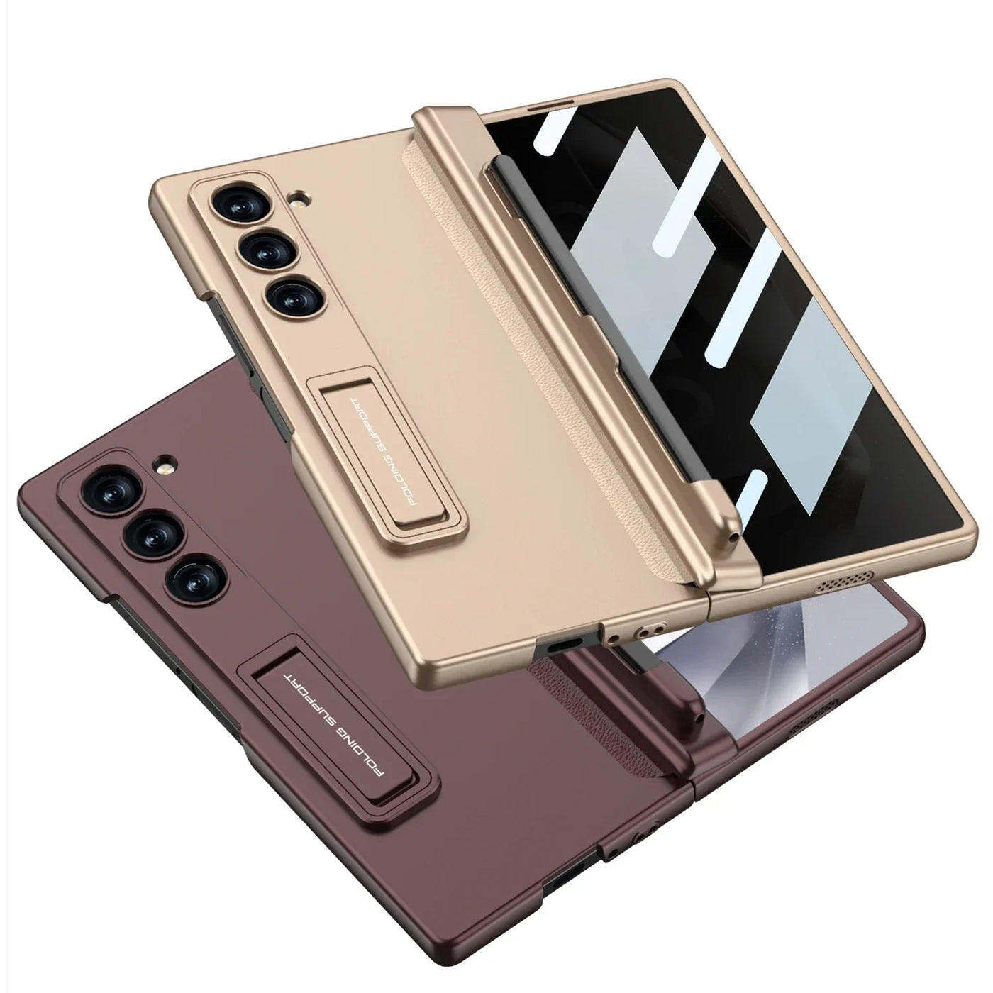 Shockproof Case with Pen Holder & Privacy Screen Protection For Galaxy Z Fold 6