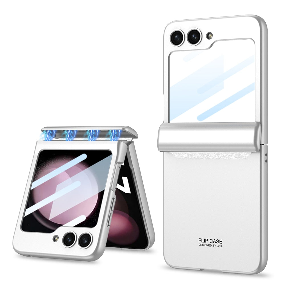 Full Protection Magnetic Case Hinge & Screen Protection For Galaxy Z Flip 5