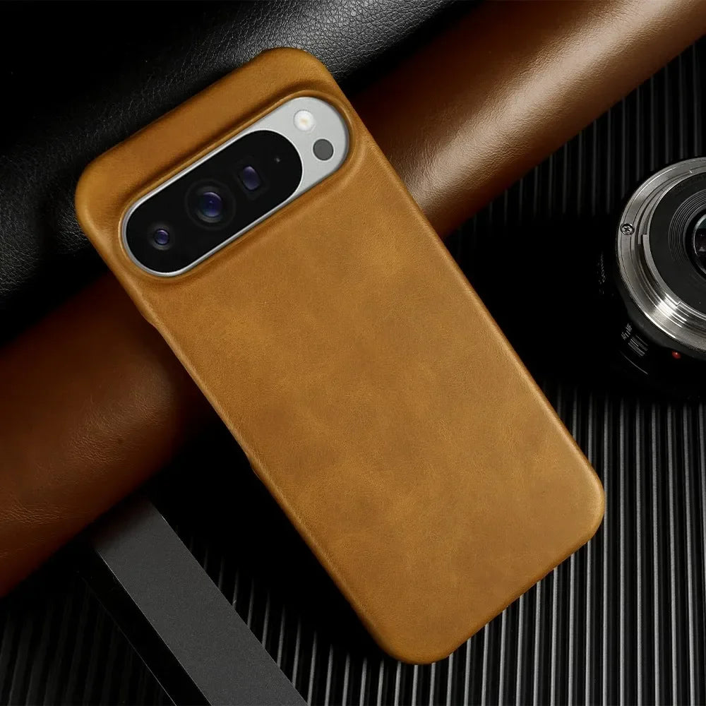 Premium Vintage Leather Case for Google Pixel Series