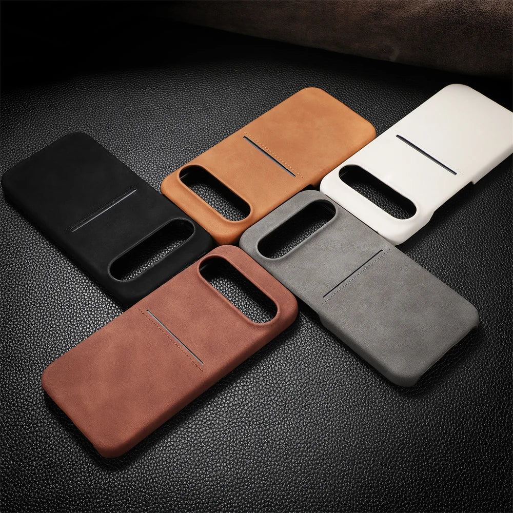 Luxury Leather Case for Google Pixel 8/9 Pro, XL, 8A – Shockproof Sheepskin Back Cover