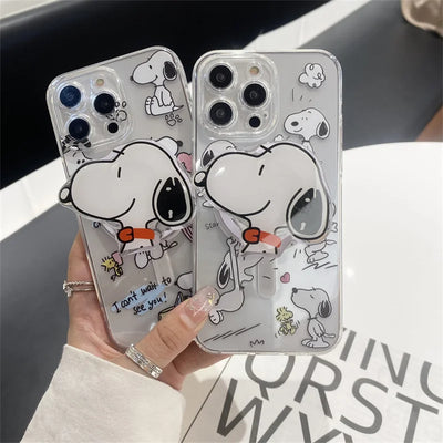 Cute Snoopy Charlie Brown Peanuts Case For iPhone Series