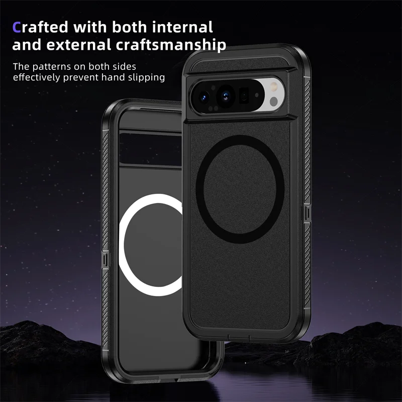 Magnetic Armor Case For Google Pixel 9 Series