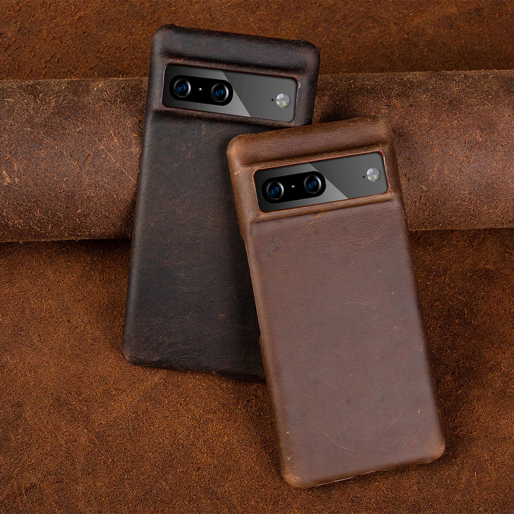 Vintage Leather Case For Google Pixel Phones