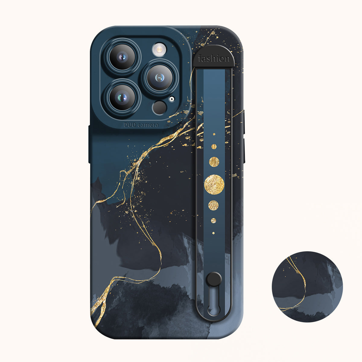 iPhone Series | Watercolor Liquid Silicone Wristband Phone Case