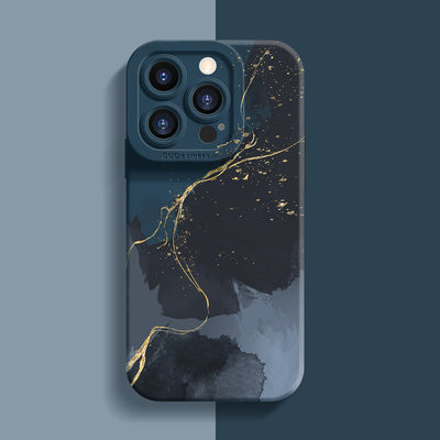 iPhone Series | Watercolor Liquid Silicone Wristband Phone Case