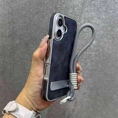 iPhone Series | Integrated Swivel Stand Leather Phone Case