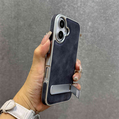 iPhone Series | Integrated Swivel Stand Leather Phone Case