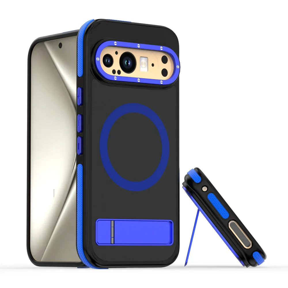 Shockproof Case with Folding Stand For Google Pixel 9 Series