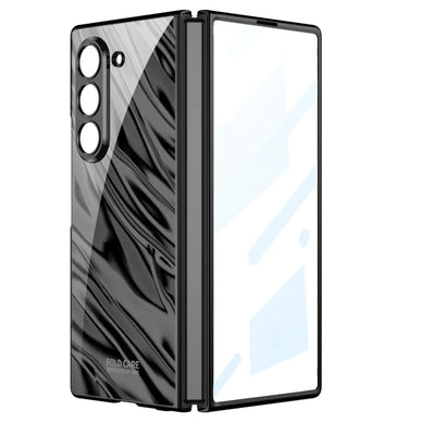 Plating Hard Case with Camera Protection For Samsung Galaxy Z Fold 6