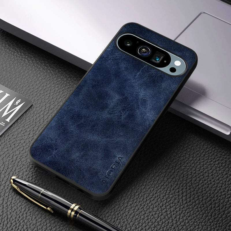 Luxury Leather Case For Google Pixel 9 Series