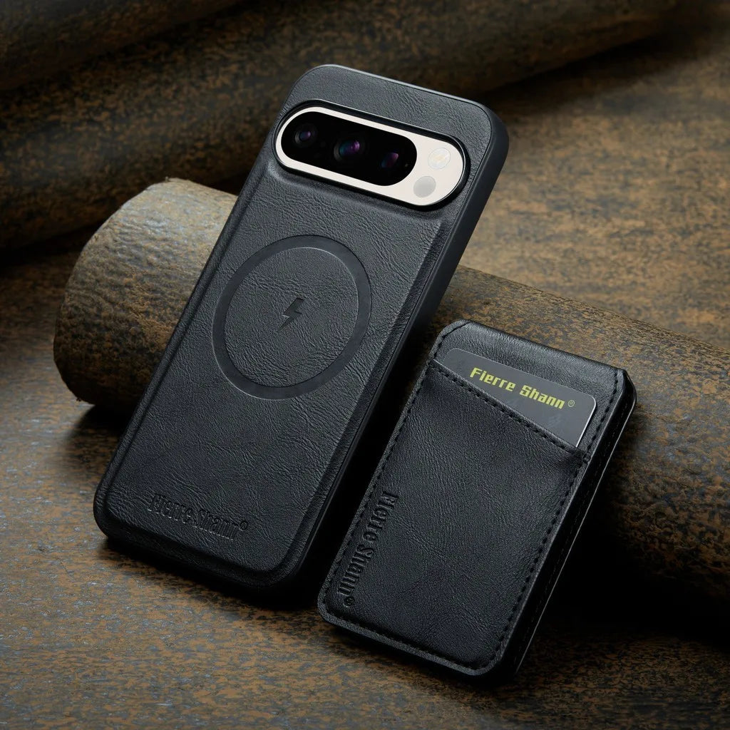 Leather Case with Wallet For Google Pixel 9 Series