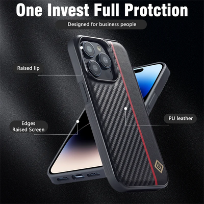 Ultra thin Carbon Fiber Leather Phone Case For Google Pixel Series