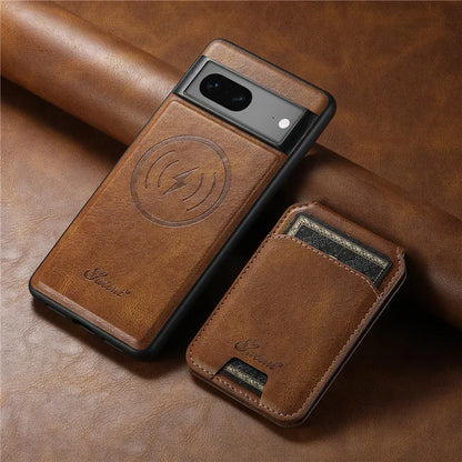 MagSafe Leather Wallet Case for Pixel 6/7/8/9 Series