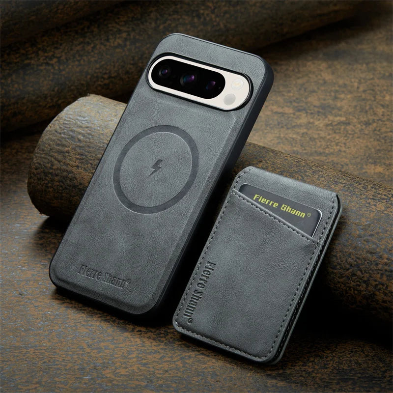 Leather Case with Wallet For Google Pixel  Series