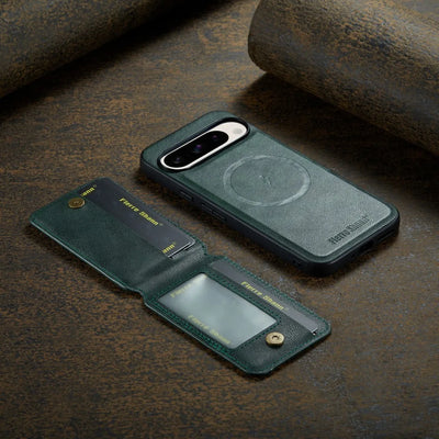 Leather Case with Wallet For Google Pixel 9 Series