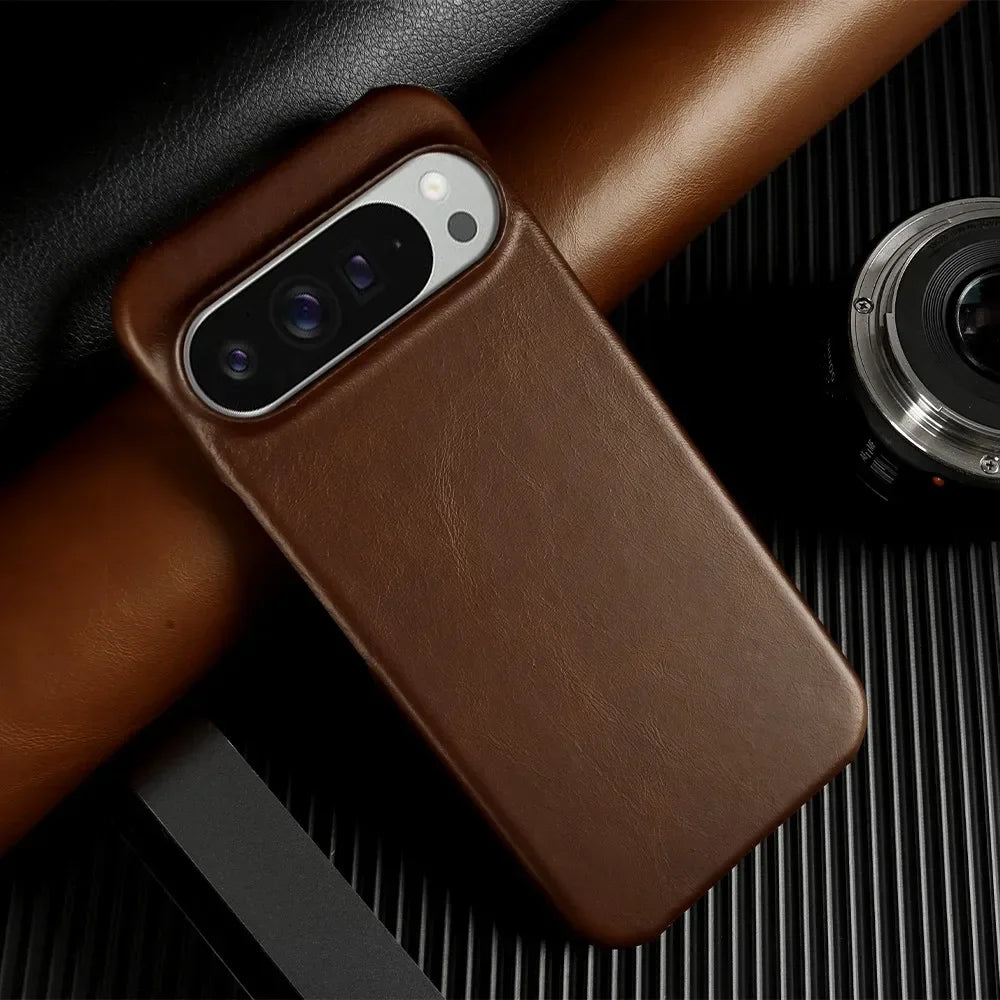 Premium Vintage Leather Case for Google Pixel Series