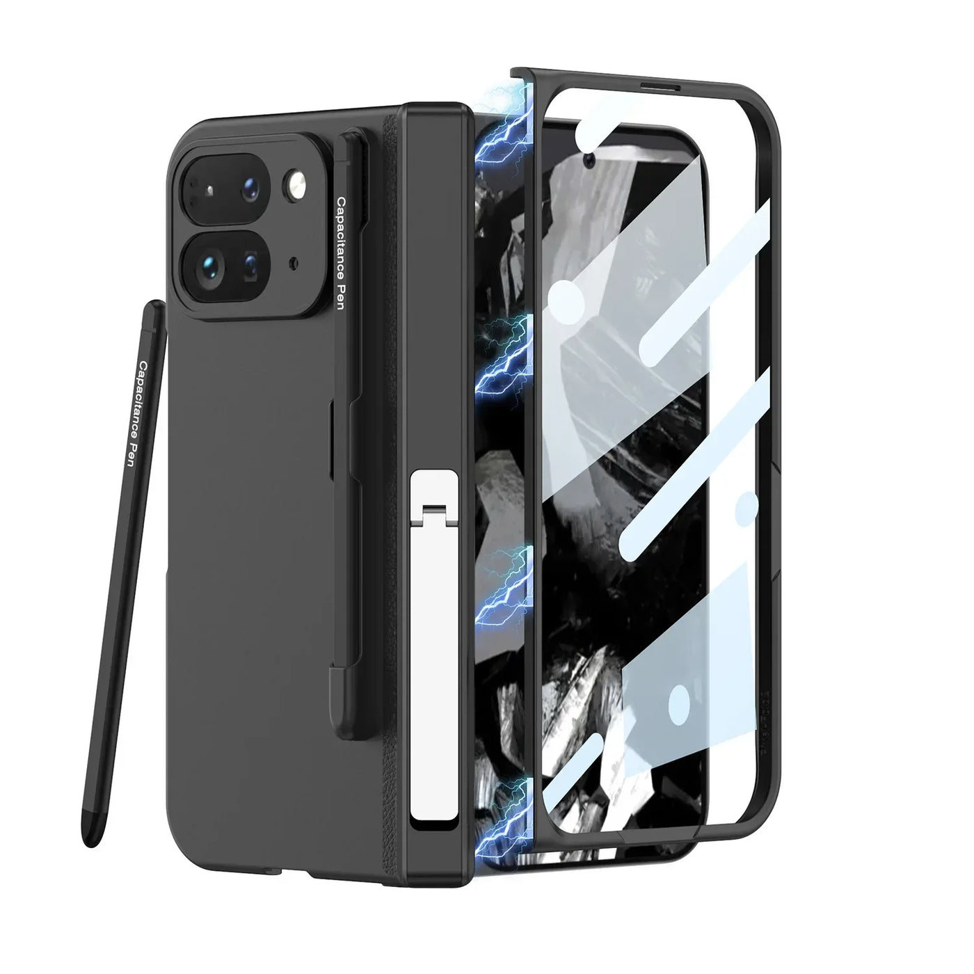 Full Protection Case with Pen Holder for Google Pixel 9 Pro Fold