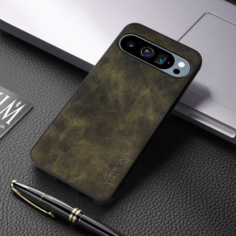 Luxury Leather Case For Google Pixel 9 Series