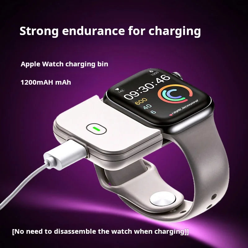 Smart outdoor sports portable wearable wireless charging bank