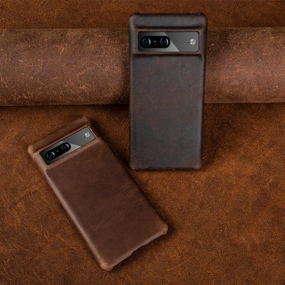 Vintage Leather Case For Google Pixel Phones