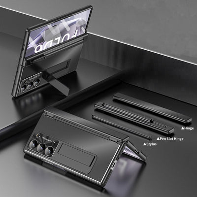 Full Protection Aluminium Case with Kickstand & Pen Holder For Samsung Galaxy Z Fold Series