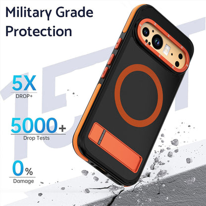 TitanMax Pixel 9  MagSafe Armor Case with Kickstand & Lens Protection