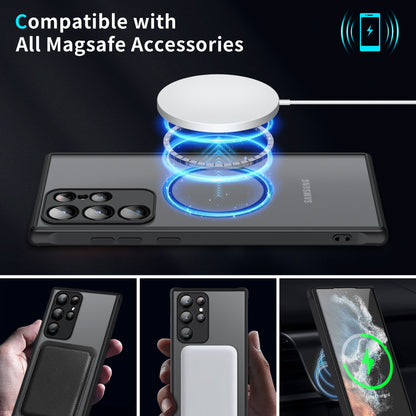 Magnetic Wireless Charging Case for Samsung Galaxy S22 Ultra 5G