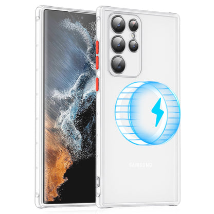 Magnetic Wireless Charging Case for Samsung Galaxy S22 Ultra 5G