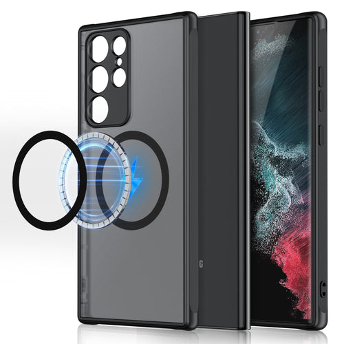 Magnetic Wireless Charging Case for Samsung Galaxy S22 Ultra 5G