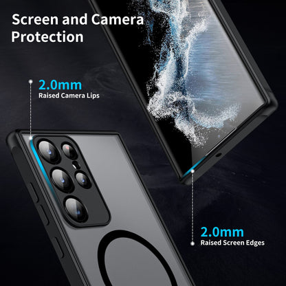 Magnetic Wireless Charging Case for Samsung Galaxy S22 Ultra 5G