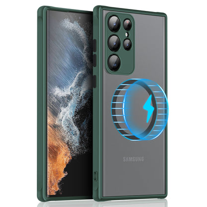 Magnetic Wireless Charging Case for Samsung Galaxy S22 Ultra 5G