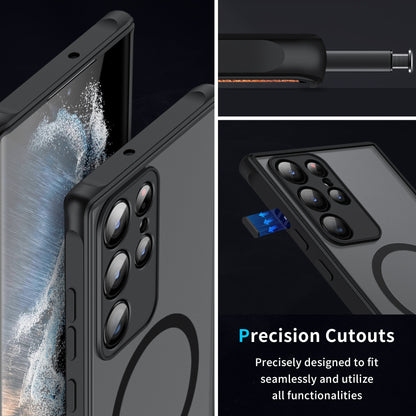 Magnetic Wireless Charging Case for Samsung Galaxy S22 Ultra 5G