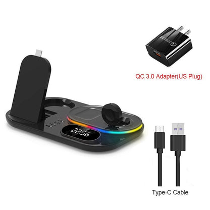 3 in 1 Fast Wireless Charger Station For Samsung Devices