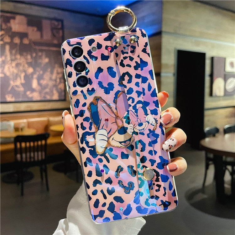 Leopard Cartoon Mobile Phone Case For Samsung S21