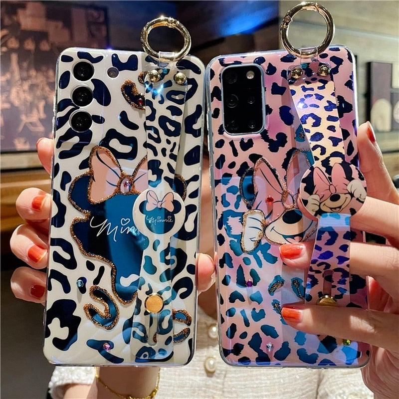 Leopard Cartoon Mobile Phone Case For Samsung S21