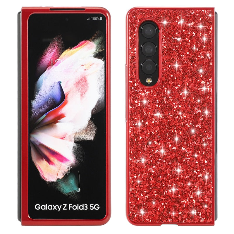 Bling Glitter Phone Case For Samsung Galaxy Z Fold3 5G