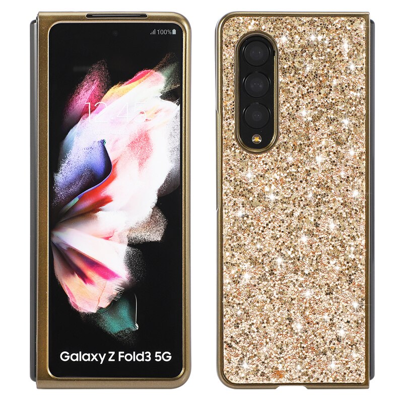 Bling Glitter Phone Case For Samsung Galaxy Z Fold3 5G