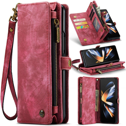 Fashion Magnetic PU Leather Flip Wallet Case