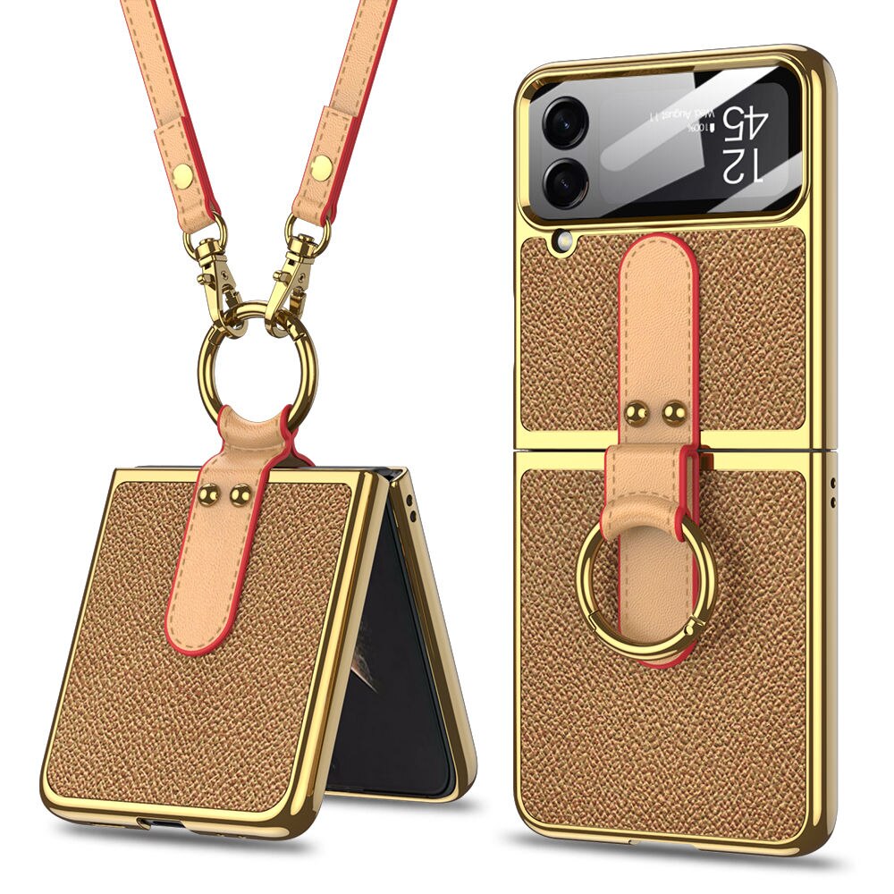 Ring Holder Case For Galaxy Z Flip 4